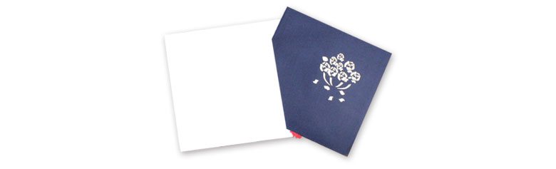 ハンドメイドのメッセージカード