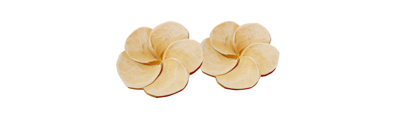 アロマオイルを垂らして、香りも楽しめる木製アロマフラワー