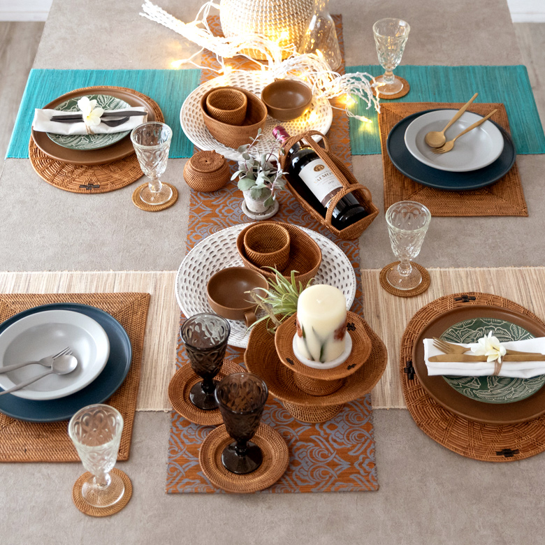 アタのアイテムと合わせたり、アジアンコーディネートにぴったり！