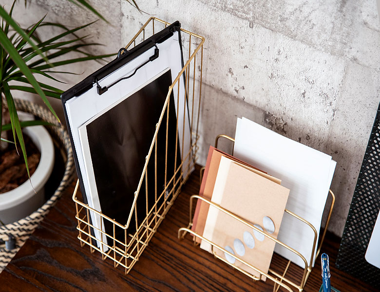 レターホルダーと使えば統一感アップ！