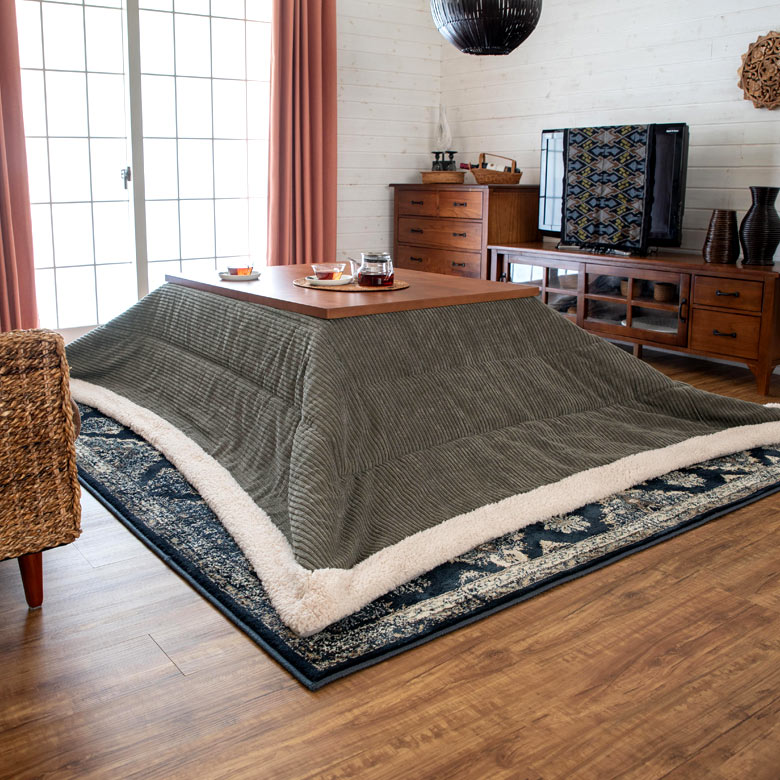 こたつをメインにした、おすすめコーディネートはこちら