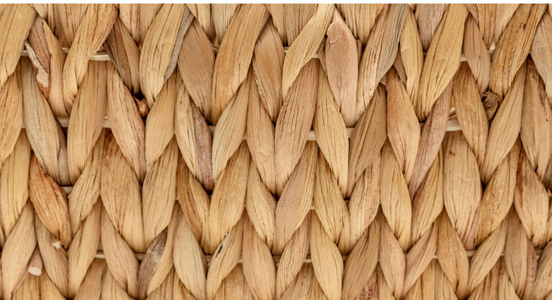 天然素材のナチュラルで優しい質感。