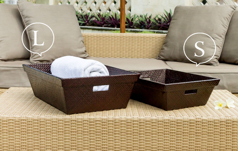 2サイズ展開。お部屋の大きさや用途に応じてお選び下さい。