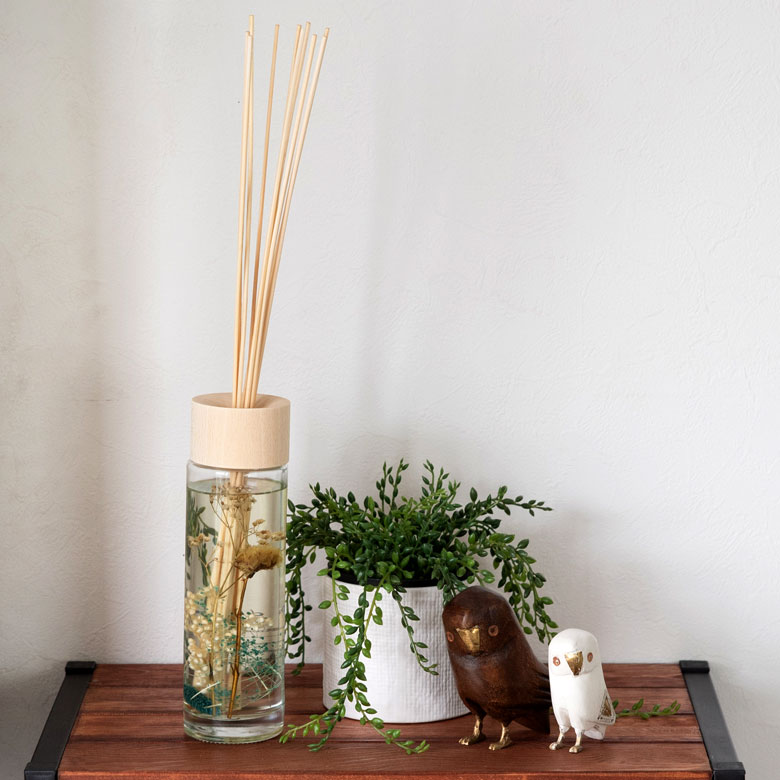 ナチュラルな見た目と香り