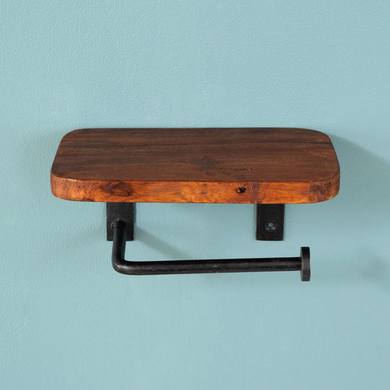 アイアン製トイレットペーパーホルダー