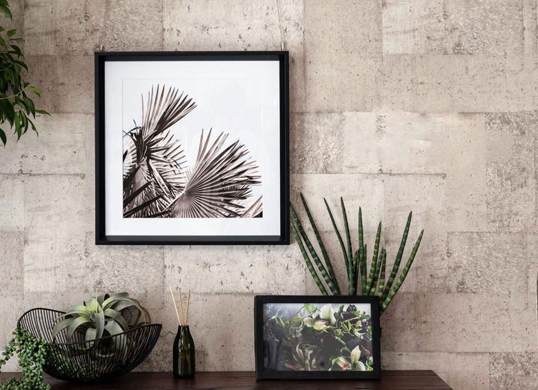 モノトーンでおしゃれなアートフレームPalmtree。