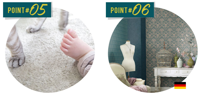 壁紙先進国ドイツからやって来た体に優しい壁紙。