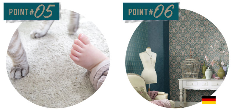 壁紙先進国ドイツからやって来た体に優しい壁紙。