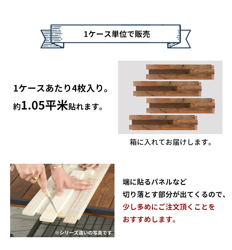 1ケース単位で販売。