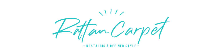 洗練感と、ノスタルジックな雰囲気を持った、ラタンカーペット