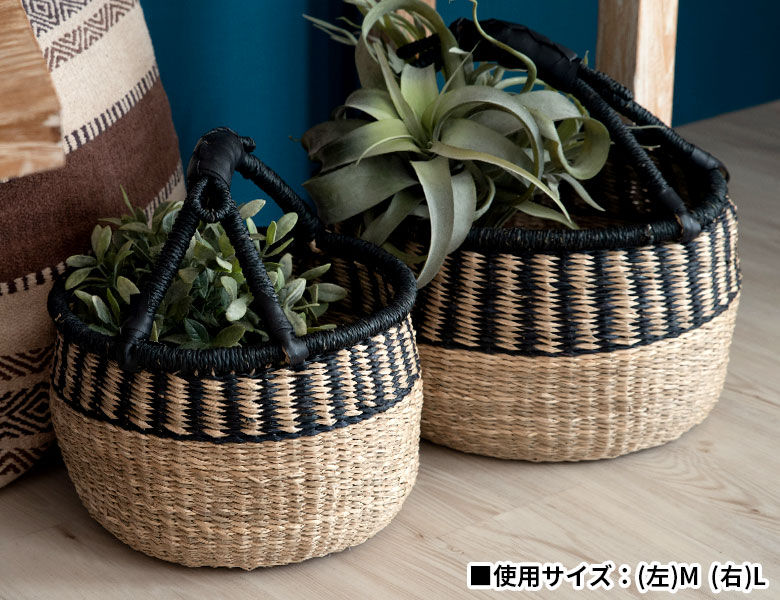 プランターみたいに使って、お気に入りのグリーンや季節のお花を楽しんで