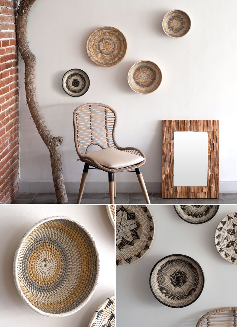 壁掛け用のヒモつき