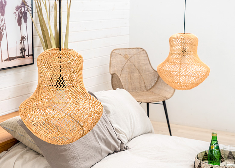 ベットルームの演出に