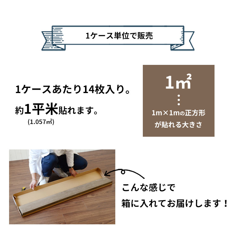 1ケース単位で販売。