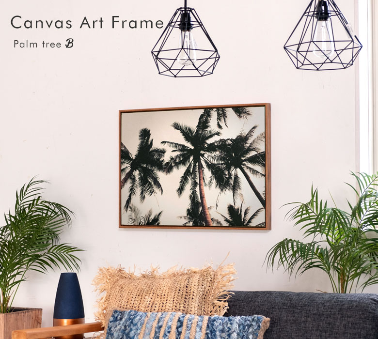 夕焼けビーチの写真アート。