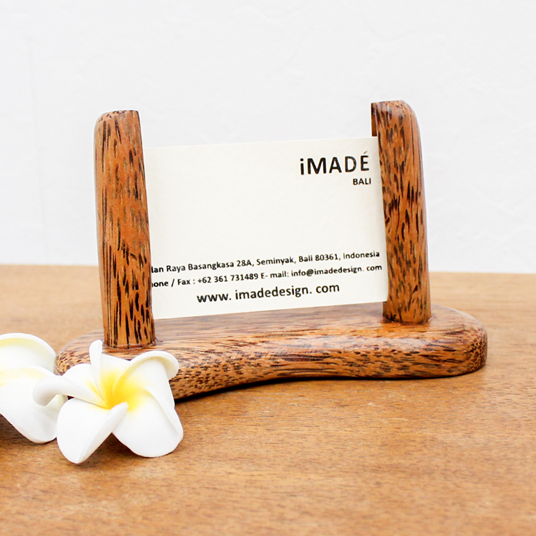 プルメリアが似合うカードスタンド