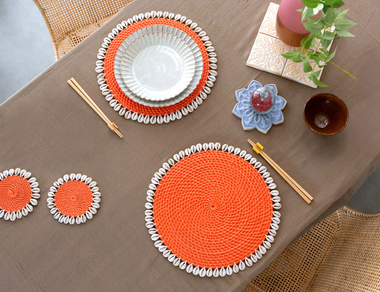 敷くだけで気分をあげてくれるランチョンマットです