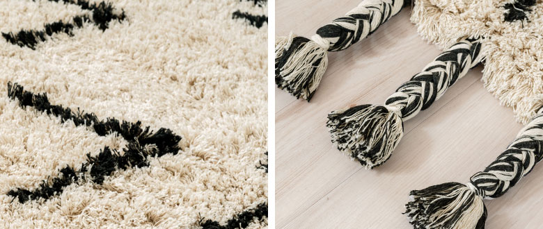 たっぷりのパイルで作られたふかふかの生地