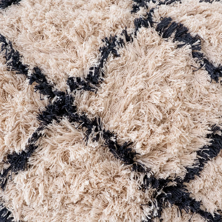 たっぷりのパイルで、さらっとした肌ざわり