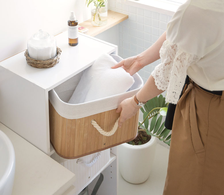 ランドリーボックスとしても。