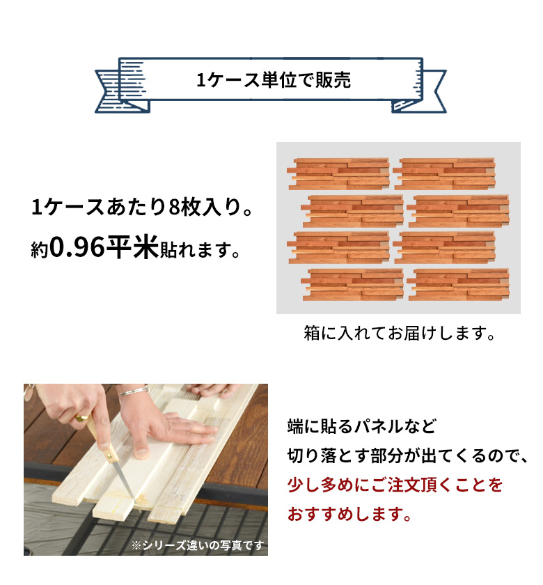 1ケース単位で販売。