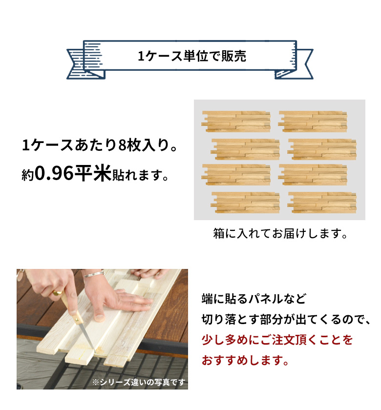 1ケース単位で販売。