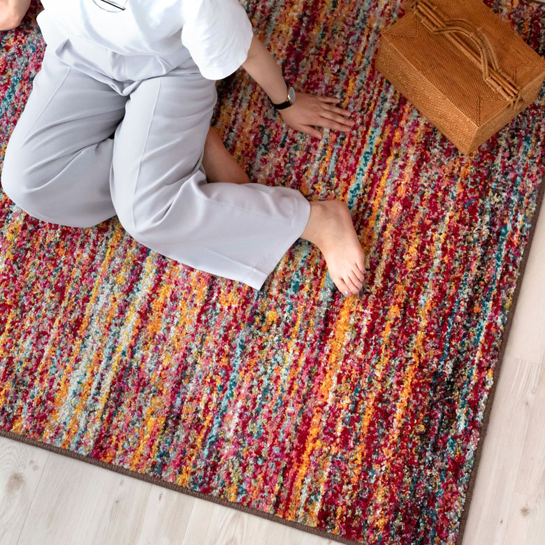 ぎゅっと繊維を詰めて織られていて、さらっとした肌ざわり