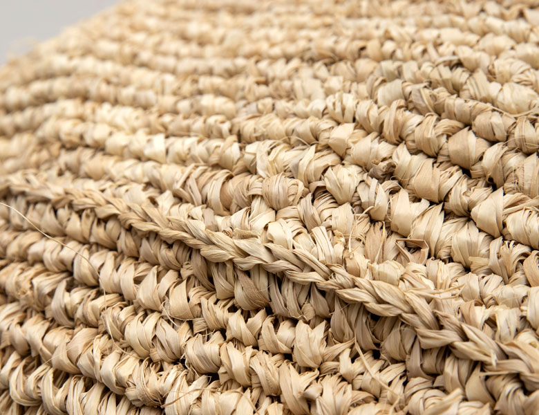 ラフィアの素材感