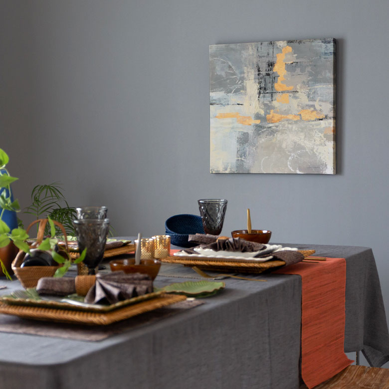 観葉植物 オーガスタ 壁掛けキャンバスアート。