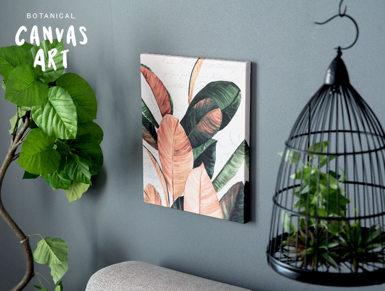 サボテンアート 壁掛けキャンバスアート。