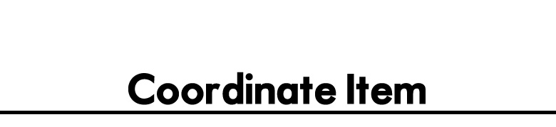 コーディネートアイテム