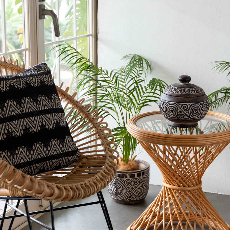 オブジェとして置いておくだけで、エスニックな雰囲気を演出