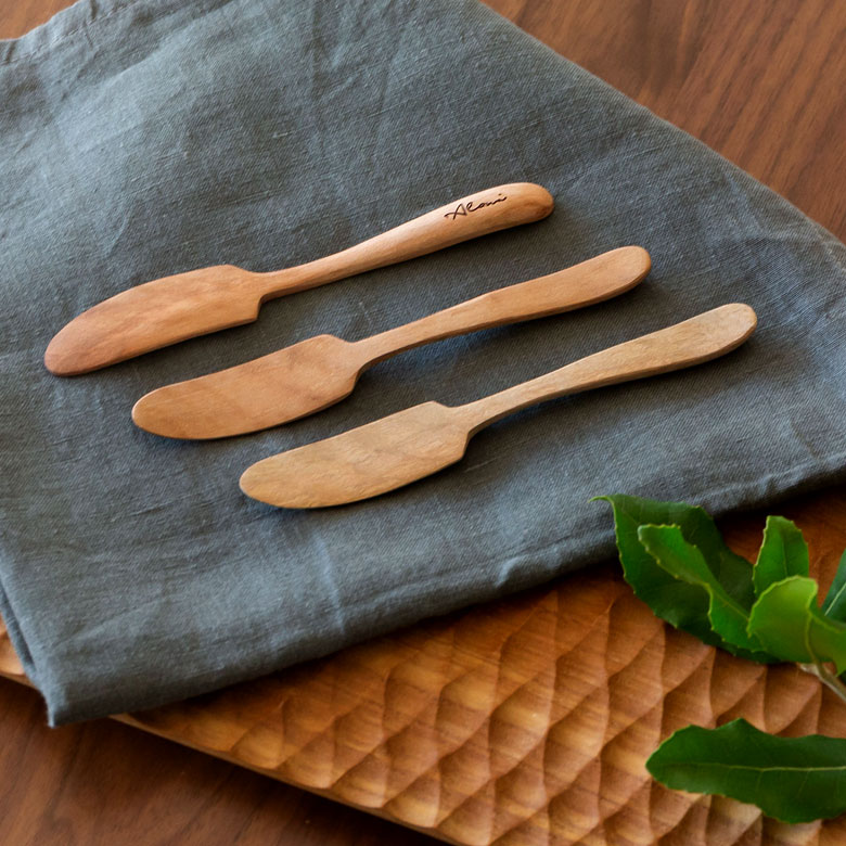 素材そのままの質感を楽しめるカトラリーシリーズ