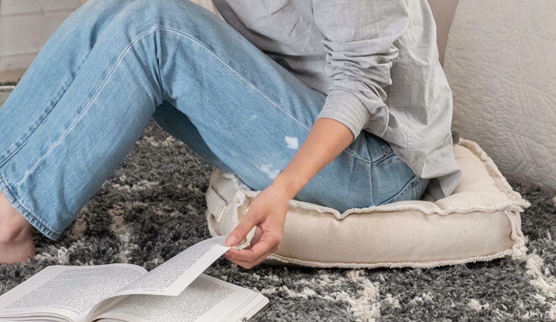 ふかふかの座り心地