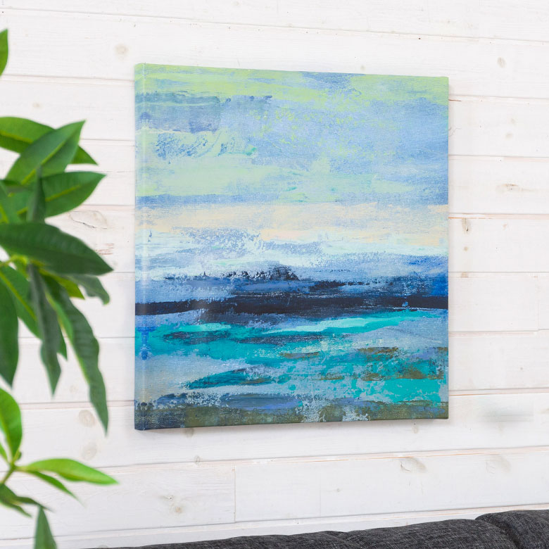 ビーチのキャンバスアート