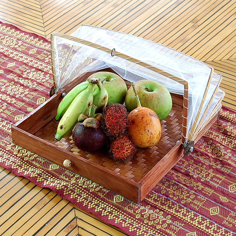 竹製アジアンフードストッカー