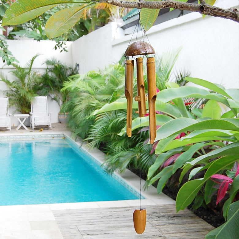 アジアンな音色を感じるウィンドチャーム