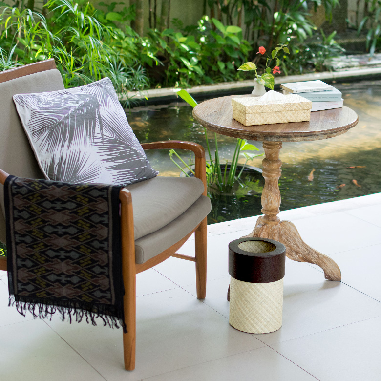 パンダンシリーズでそろえると、リゾート館たっぷり