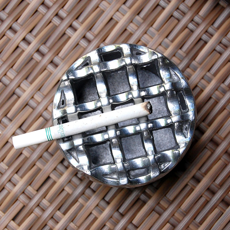 アルミ製アジアン灰皿[Mサイズ]