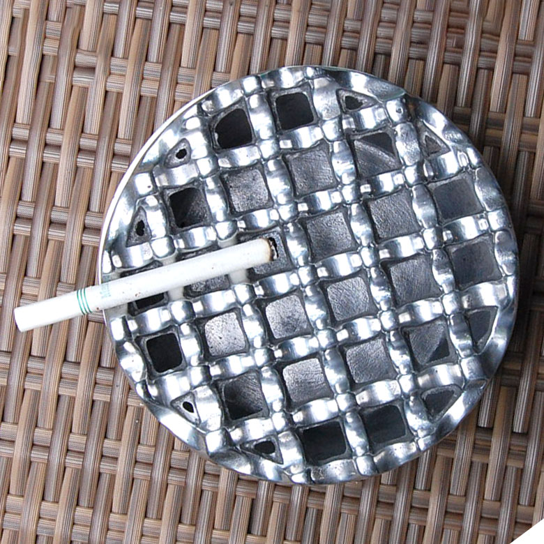 アルミ製アジアン灰皿[Lサイズ]