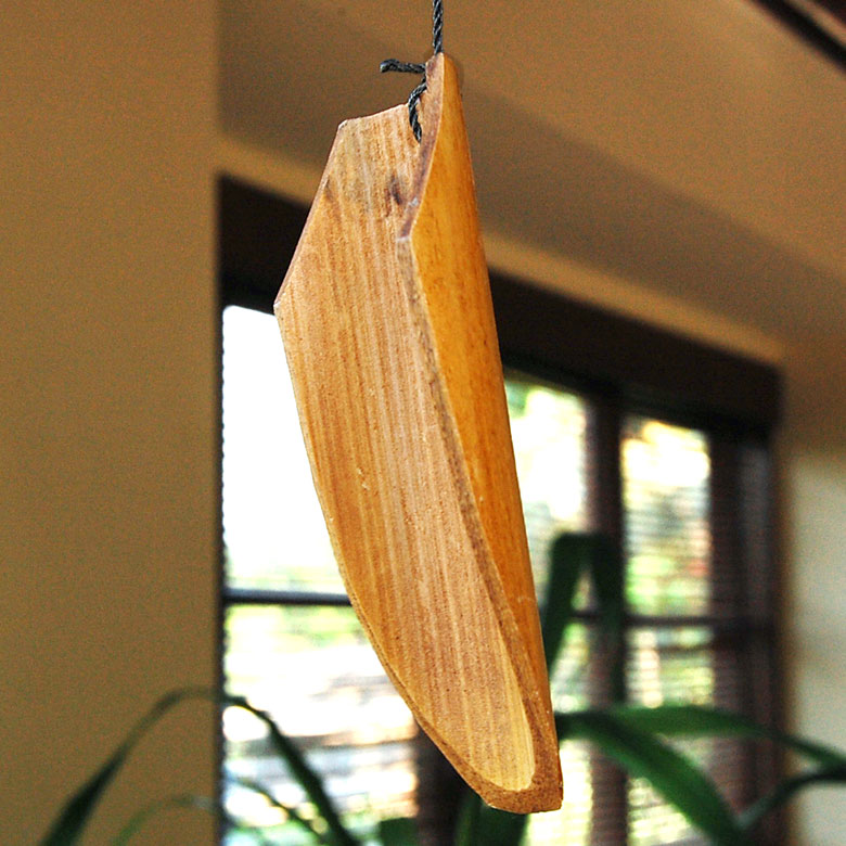 上部はココナッツの殻でできています