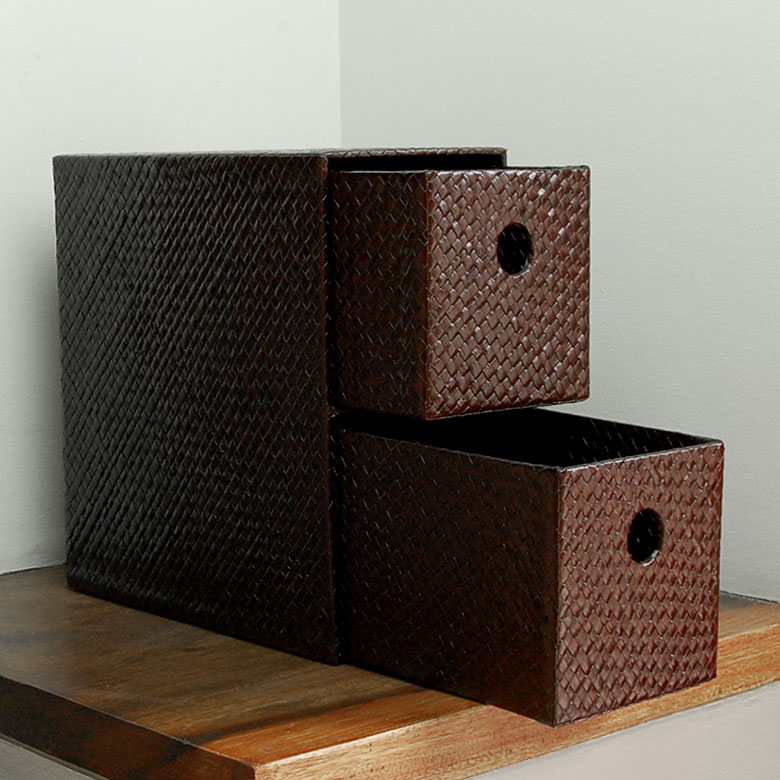 小物収納にぴったりのパンダンの収納ケース。