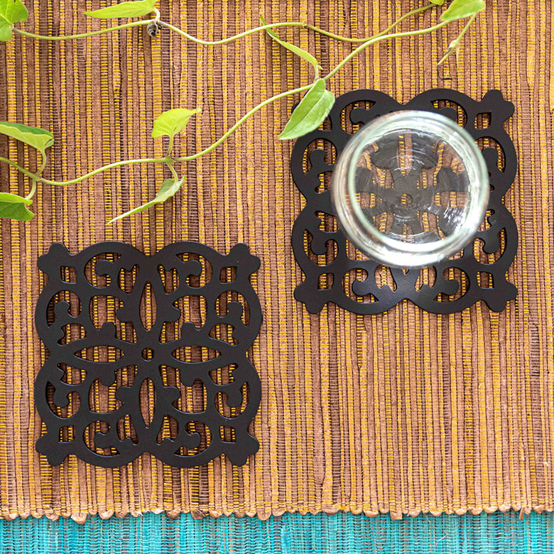 アジアンリゾートを感じる、オリエンタルなモチーフ。