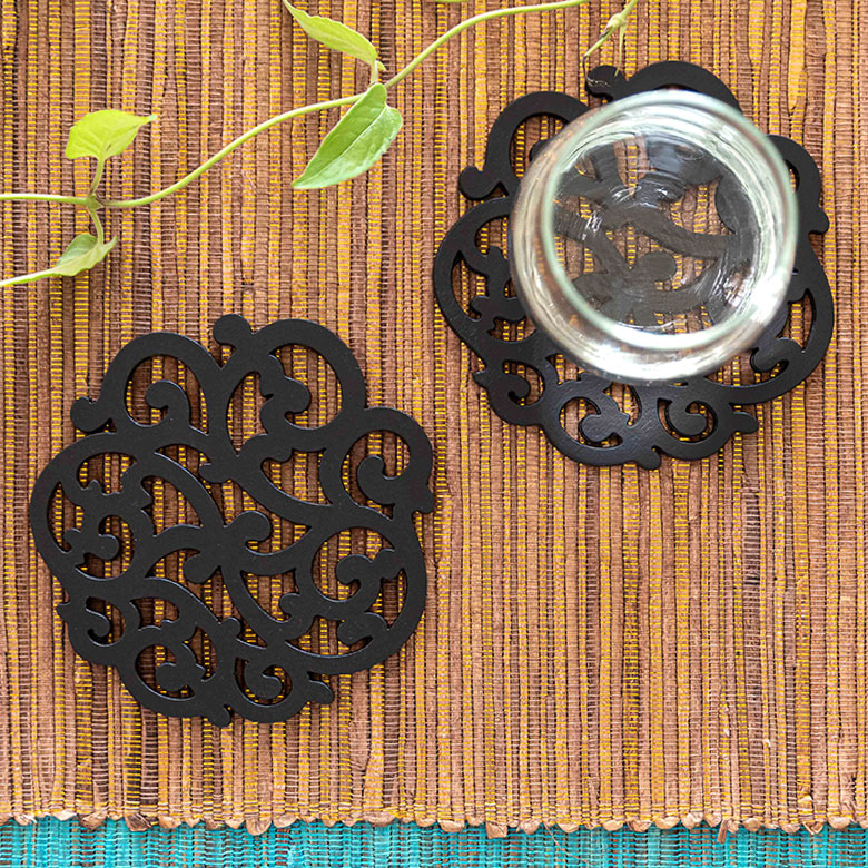 アジアンリゾートを感じる、リーフがモチーフ。