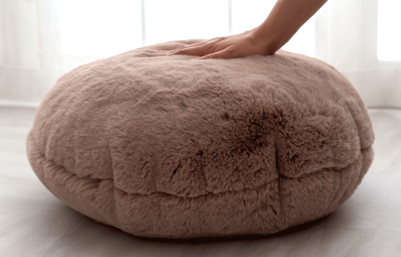 コロンとまるい、ふかふか弾力