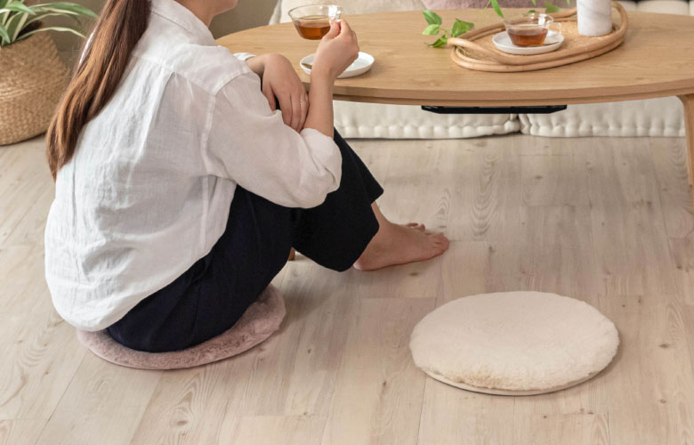 ホットカーペット＆床暖房でも使え