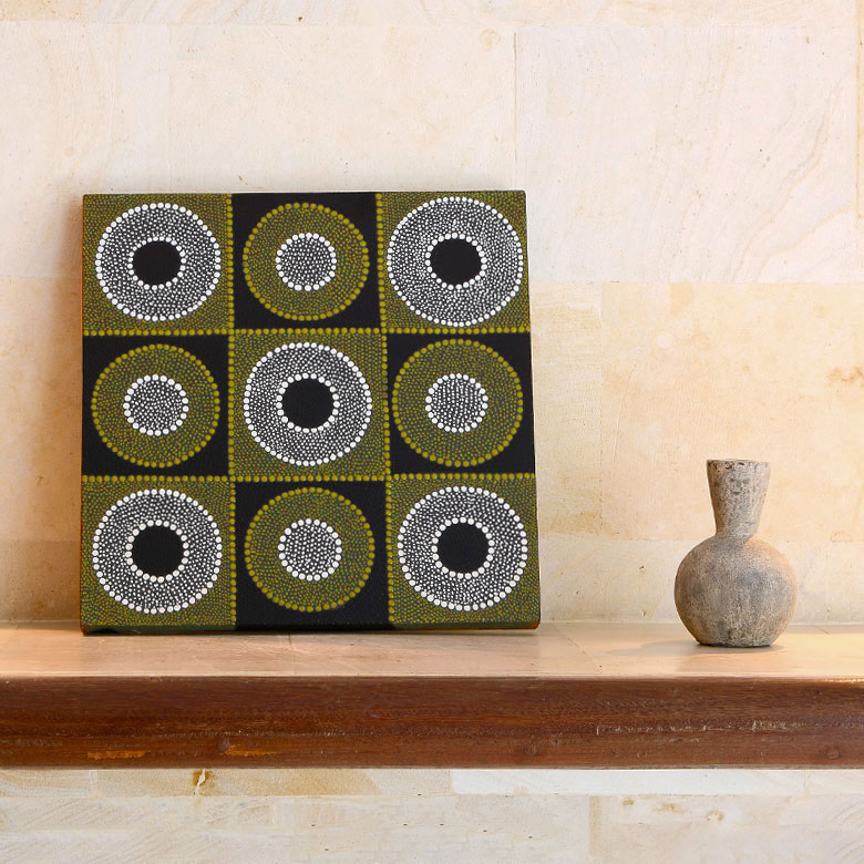 バリ島在住のイタリア人デザイナーがバリ島の自然からインスピレーションを受けデザインしたアート。