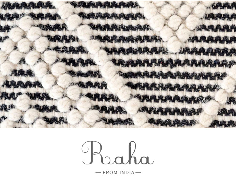 モロッカン、ボヘミアン、アジアンにもぴったりのプフ。Raha。ラーハ