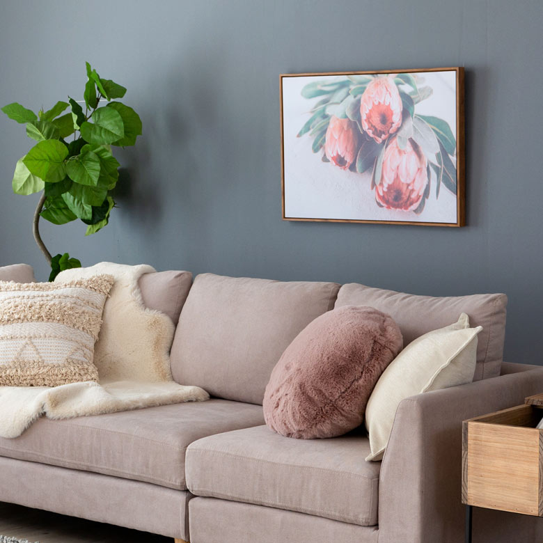 シンプルに飾るだけで、印象的な一枚