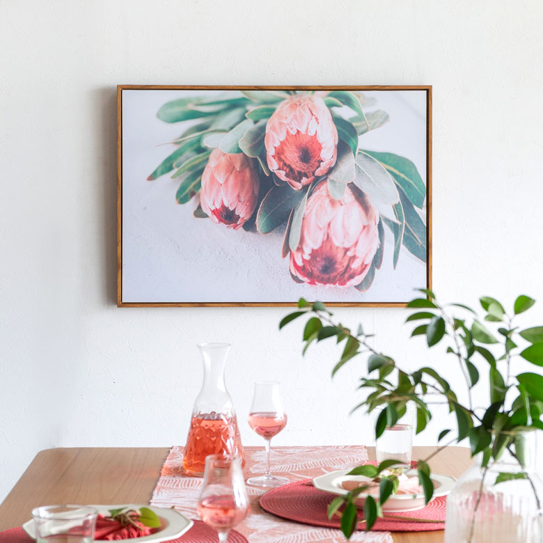 プロテア　壁掛けキャンバスアート